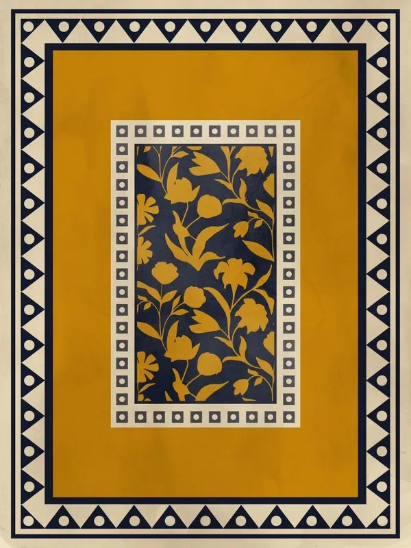 KIT 2 QUADROS DECORATIVOS - New Tapestry Kilim